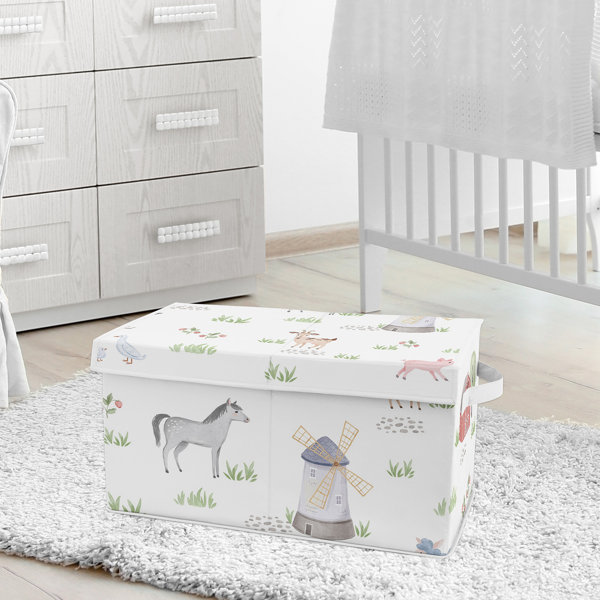Sweet Jojo Designs Farm Animals Toy Box Wayfair